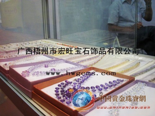 高品质宏旺锆石首饰套组 精美时尚 欢迎来样加工与订做