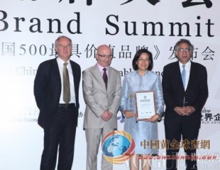 周大福蝉联2013年度《中国500最具价值品牌》珠宝类品牌第一位