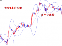王导：小时线中轨压制黄金，1700下方直接空