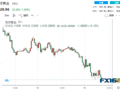加息不能停！美联储大鸽派彻底转鹰 黄金下破1630、贵金属集体跳水