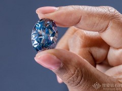 美国自然历史博物馆展出20.46ct椭圆形蓝钻Okavango Blue