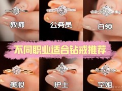 钻戒搭配技巧，不同职业适合的钻戒款式