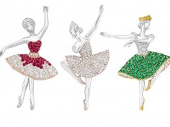 梵克雅宝推出3枚 Ballerina 胸针新作：芭蕾舞伶