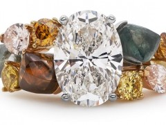 De Beers 戴比尔斯 Soothing Lotus 彩钻戒指