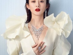 赵丽颖佩戴HEARTS ON FIRE钻石珠宝登芭莎珠宝杂志  闪耀迷人