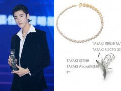 王子异佩戴TASAKI（塔思琦）珠宝帅气亮相