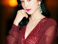 杨幂佩戴伯爵珠宝亮相成龙动作电影周之夜
