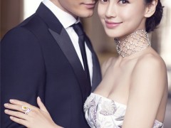 Angelababy婚礼佩戴CHAUMET珠宝与黄晓明步入幸福殿堂