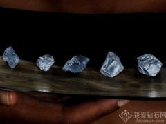 Letlapa Tala系列总重85.6ct蓝钻原石，4036万美元售出