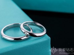 tiffany 铂金对戒价格及款式图片介绍