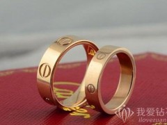 卡地亚玫瑰金对戒会掉色吗