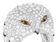 Boucheron宝诗龙Lumière de Nuit系列Oulu雪鸮戒指