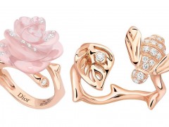 Dior迪奥推出Rose Dior Pré Catelan珠宝新作：花瓣上的露珠