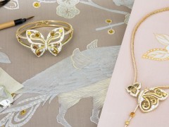 Boodles 推出 Papillon 珠宝系列：金色豹纹蝶