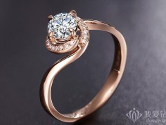 如何鉴别18k玫瑰金钻石戒指真假_如何选18k玫瑰金钻石戒指