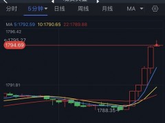 黄金突发急涨行情！金价逼近1795 分析师：技术面预示金价还要大涨
