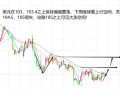 山海杨阳：黄金弱势下跌等破位，原油坚持强势上涨！