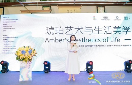 6月7日，“琥珀艺术与生活美学论坛”在文博会松岗琥珀分会场隆重举行